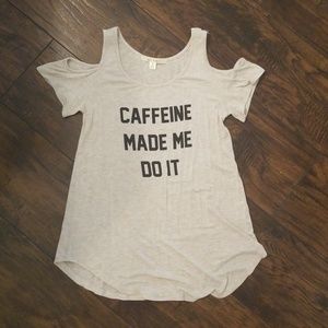 Cold shoulder top perfect condition